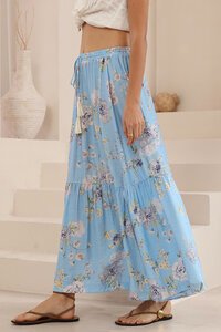 Iris Maxi Floral Maxi Skirt