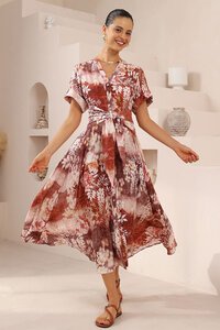 Iris Maxi Botanica Shirt Dress