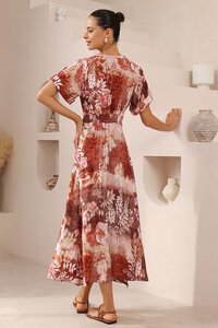 Iris Maxi Botanica Shirt Dress