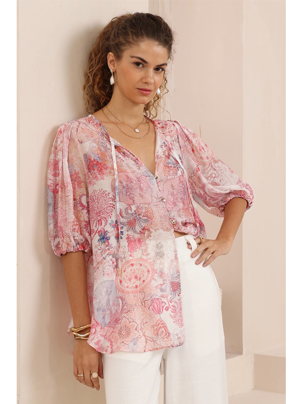 Iris Maxi Retreat Blouse