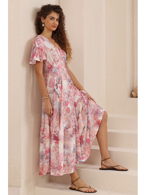 Iris Maxi Retreat Midaxi Dress