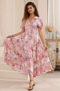 Iris Maxi Retreat Midaxi Dress