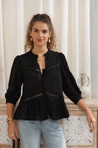Iris Maxi Ladder Detail Top