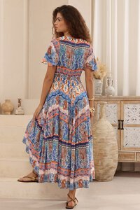 Iris Maxi Nautical Midaxi Dress