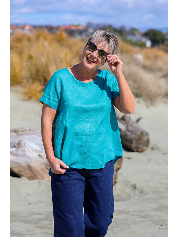 Preen Plain Swing Up Down Hem Top