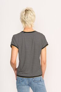 Memo Knit Back Round Neck Top
