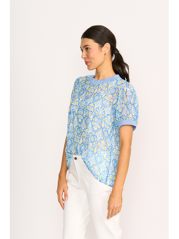Memo Swing Rib Trim Tee
