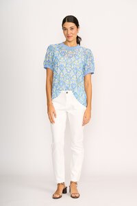 Memo Swing Rib Trim Tee