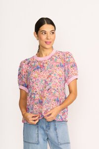 Memo Swing Rib Trim Tee