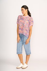 Memo Swing Rib Trim Tee