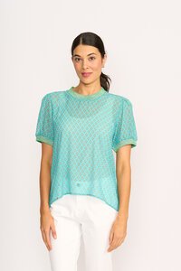 Memo Swing Rib Trim Tee