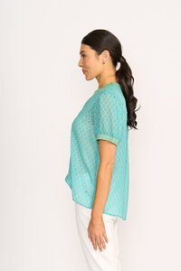 Memo Swing Rib Trim Tee
