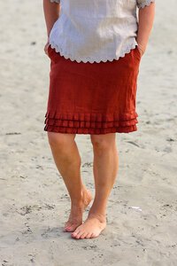 Foil Pleat Dreams Skirt