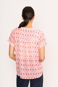 Memo Drop Hem Blouse