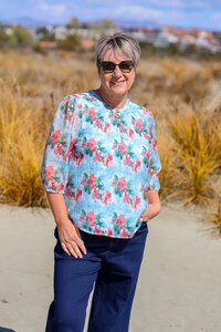 Memo Scoop Neck Blouse