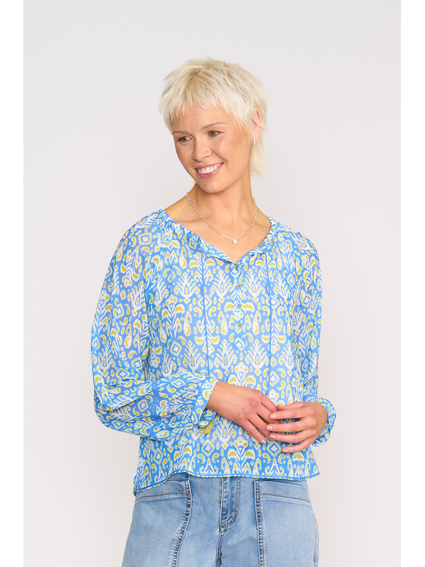 Memo Tassel Blouse