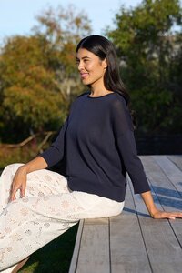 Oh Three Contrast Knit Jumper