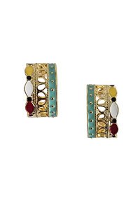 Zoda Enamel Hoop Earring