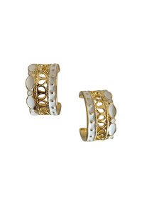 Zoda Enamel Hoop Earring