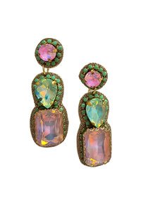Zoda Beaded Statement Three-drop Earring