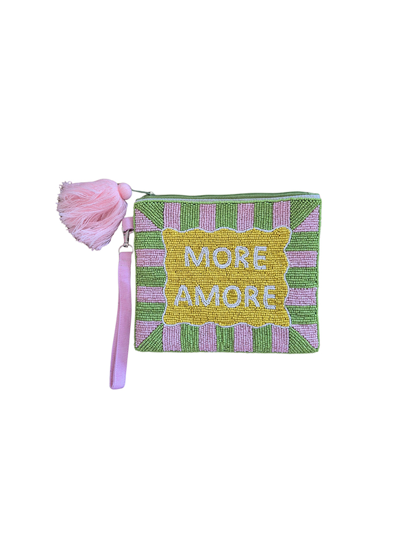 Zoda Beaded More Amore Purse