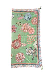 Zoda Pure Cotton Green Scarf