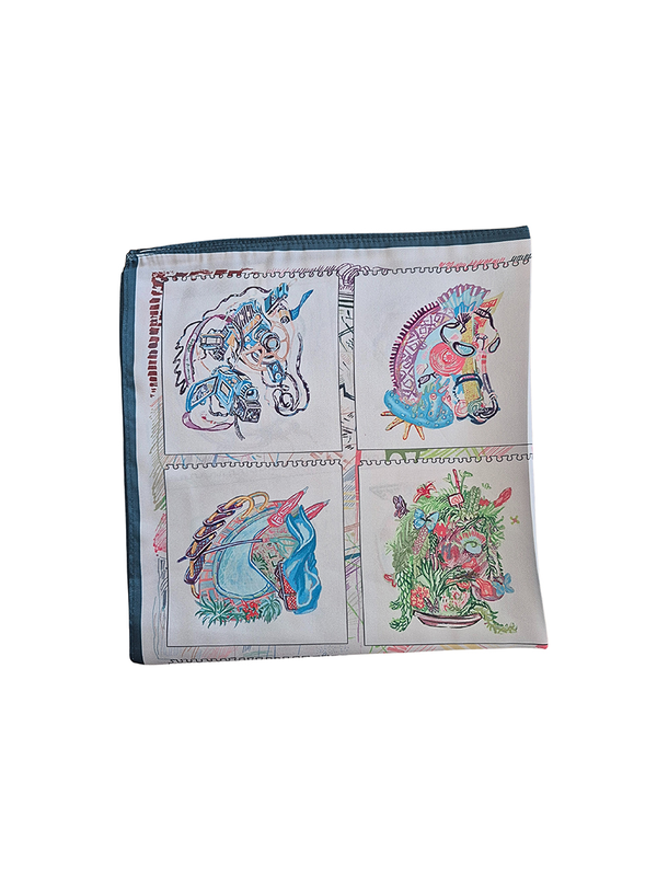 Zoda Satin Magicland Scarf