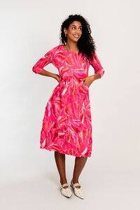Alquema 3-4 Sleeve Smash Pocket Dress