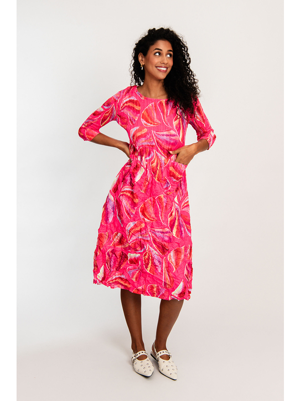 Alquema 3-4 Sleeve Smash Pocket Dress