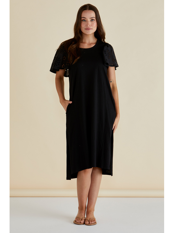Betty Basics Sawyer Embroidered Dress