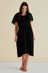 Betty Basics Sawyer Embroidered Dress