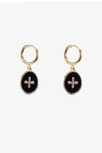 Antler Black X Earring