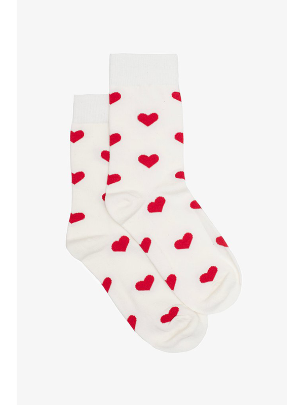 Antler Heart Sock