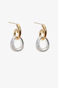 Antler Contrast Drop Earring