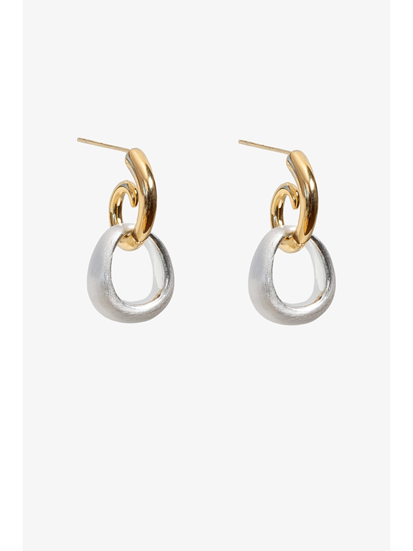 Antler Contrast Drop Earring
