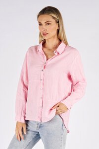 Worthier Pink Long Sleeve Shirt