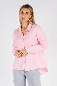 Worthier Pink Long Sleeve Shirt