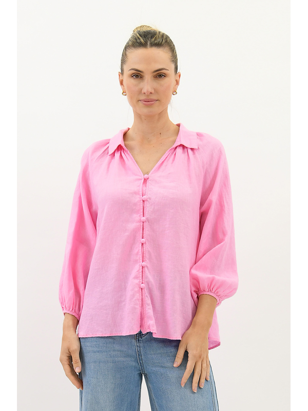 Worthier Maia Linen Blouse