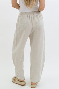 Worthier Linen Barrel Pants