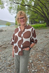 Worthier Coco Polka Dot Sheer Linen Blouse