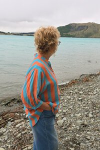 Worthier Dorothy Wide Stripe Linen Shirt