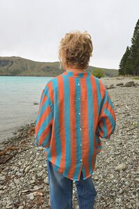 Worthier Dorothy Wide Stripe Linen Shirt