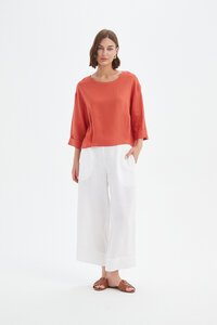 Tirelli Pleat Hem Top - Pre Order