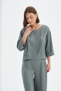 Tirelli Pleat Hem Top - Pre Order