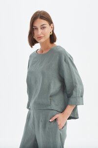 Tirelli Pleat Hem Top - Pre Order