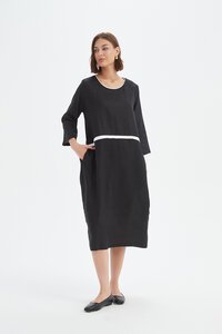 Tirelli Contrast Trim Ovoid Dress - Pre Order
