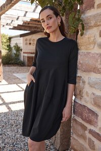 Tirelli Diagonal Seam Winter Dress