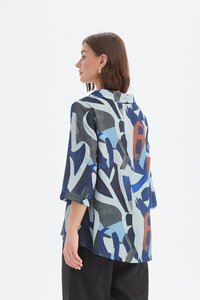 Tirelli High Neck Print Top - Pre Order