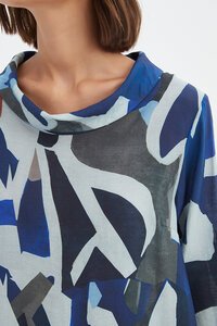Tirelli High Neck Print Top - Pre Order
