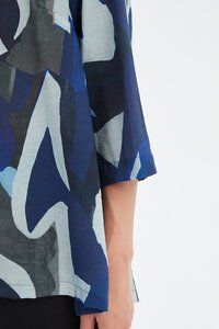 Tirelli High Neck Print Top - Pre Order